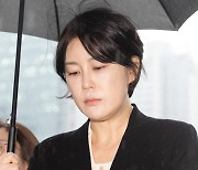 "죄송합니다"...음주운전 혐의 문다혜, 용산서 출석