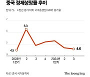 中 3분기 4.6% 성장…경기 회복 둔화에 연간 목표 달성 비상