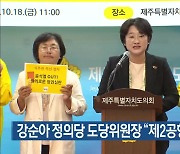 강순아 정의당 도당위원장 “제2공항 백지화”