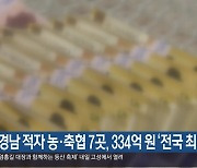 경남 적자 농·축협 7곳, 334억 원 ‘전국 최다’