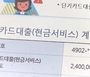 9월 카드론 잔액, 올해 첫 소폭 감소…전달보다 1천400억 줄어