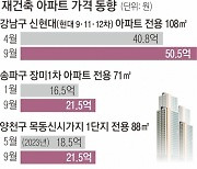 아파트 시장 소강세에 신축 ‘주춤’ 재건축 ‘들썩’