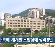 ‘건설사 특혜’ 재개발 조합장에 징역 6년