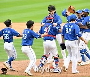 [MD포토] 삼성 라이온즈, '한국시리즈 간다!'