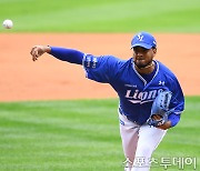 'PO 평균자책점 0.66' 삼성 레예스, 시리즈 MVP 선정