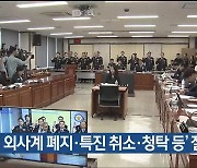 ‘울산청 외사계 폐지·특진 취소·청탁 등’ 질타