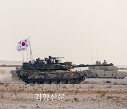 K2전차·K9 자주포의 첫 사막 훈련[화보]