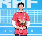 204cm 국대 MB 놓친 한국전력, 194cm 고교생 공격수 택했다…“공격력 봤다, 임성진 군입대 대비” [MK강서]