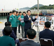 김영록 지사, 양식수산물 재해보험 제도 개선 건의