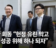 한동훈, 尹과 회동 뒤 브리핑도 안해…與 "용산에 물어 보라"