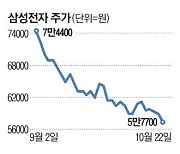 '58층'마저 붕괴…삼성전자 또다시 52주 신저가