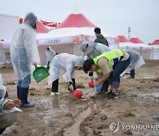 "바가지 들고 휴일새벽 집합" 논산시 젓갈축제장 직원 동원 논란