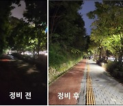 용산구 전쟁기념관~녹사평역 밤길 환해졌다[동네방네]