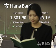 "진짜 1400원 가나"…환율 1382.2원 마감