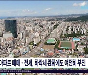 제주 아파트 매매·전세, 하락세 완화에도 여전히  부진