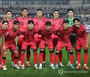 한국 축구 FIFA 랭킹 22위…지난달보다 한 계단 올라