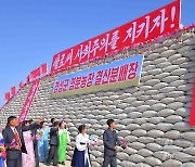 北 경성군 염분농장 "지난해보다 정보당 2.5톤 이상 논벼 증수"