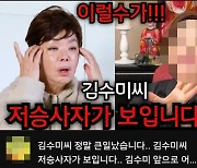 "저승사자 보인다" 김수미 별세 후 제목 바꿔치기…무당 유튜버 비난 폭주