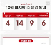 "10월 마지막주 전국 3534가구 분양...정책 불확실성 변수"