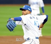 'KKKKKKK·7이닝 107구 비자책' 이것이 가을 레예스, KS서도 빛났다 [KS3 스타]