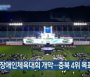 전국장애인체육대회 개막…충북 4위 목표