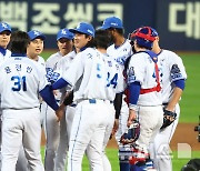 한국시리즈 3차전 4-2 승리한 삼성