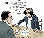 [박순찬의 장도리 카툰] 면담