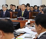 의원 질의에 답변하는 이상민 행안부 장관