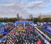 [AsiaNet] 2024 Yellow River Estuary (Dongying) Marathon Kicks Off