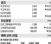 [주식 매매 상위 종목 및 환율] 2024년 10월 25일자