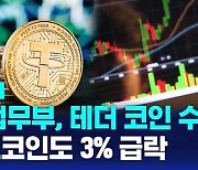 [D리포트] 미 법무부 테더 수사, 비트코인도 3% 급락