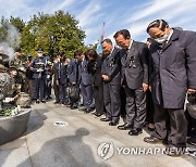 박정희 45주기 추도식…한동훈 등 與지도부 참석