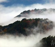 박달고치 전망대서 본 절경