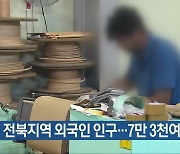 전북지역 외국인 인구…7만 3천여 명