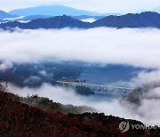 박달고치 전망대에서 바라본 절경