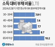 빚 있는 65세 이상 자영업자, 부채규모 소득의 10배 이상