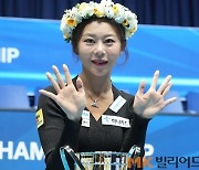 ‘역대급 싱거웠던 결승전’ 김가영, 권발해 꺾고 통산 10회우승 LPBA는 ‘김가영 천하’