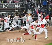 [MD포토] 기아 타이거즈 통합우승의 순간