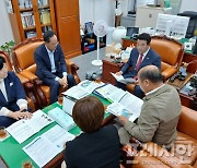 명현관 해남군수, 예산심의 돌입한 국회 찾아 '국비 확보' 분주