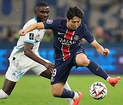 '이강인 78분' PSG, 마르세유에 3대 0 완승