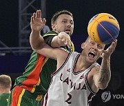 APTOPIX Paris Olympics 3x3 Basketball