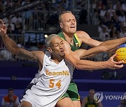 APTOPIX Paris Olympics 3x3 Basketball