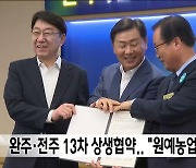 완주·전주 13차 상생협약.. "원예농업 활성화"