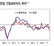 광주·전남 제조업, 11월 전망 기업심리지수 '비관적'