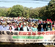 "벼 수확 이렇게"…도봉구, 친환경 논 추수 한마당 행사 진행