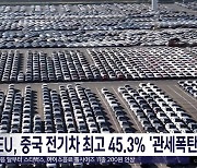 EU, 중국 전기차 최고 45.3% '관세폭탄' 확정