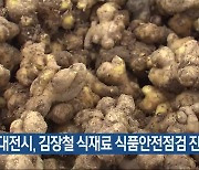 대전시, 김장철 식재료 식품안전점검 진행