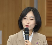 진보당 7년, 기자간담회 하는 김재연 대표