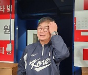 '광속 잠수함' 이강준, 팔꿈치 통증으로 야구 대표팀 하차