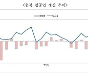 반도체 생산활동 부진…충북 광공업 생산지수 9.2% 하락